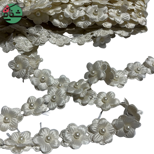 شکوفه سفید مرواریدی - خرازی شفافی