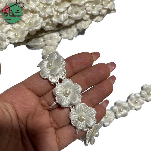 شکوفه سفید مرواریدی - خرازی شفافی