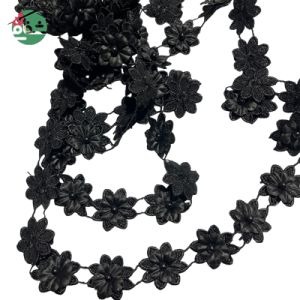 شکوفه مروارید دار مشکی - خرازی شفافی