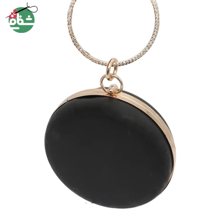 کیف کلاچ گرد - خرازی شفافی