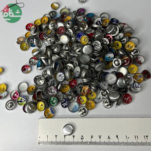 پولک دکمه پارچه ای سایز 14 - خرازی شفافی