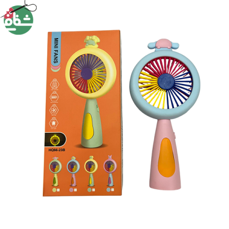 پنکه شارژی چراغ دار - خرازی شفافی