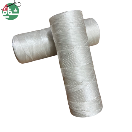 نخ ابریشم سفید - خرازی شفافی