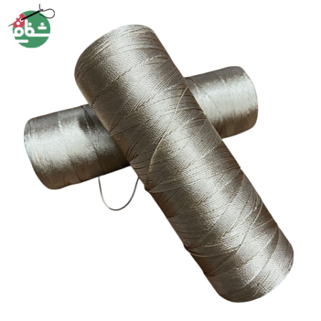 نخ ابریشم نسکافه ای - خرازی شفافی