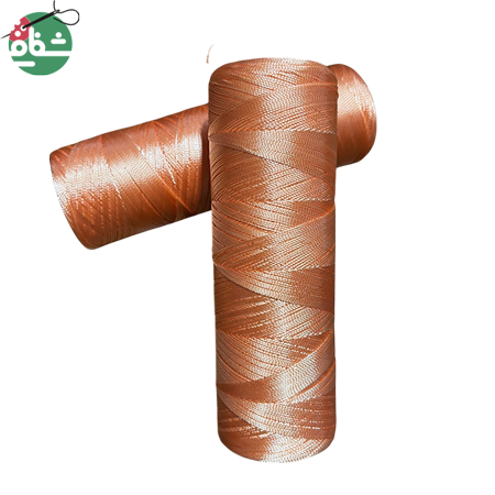 نخ ابریشم ۶ هلویی - خرازی شفافی