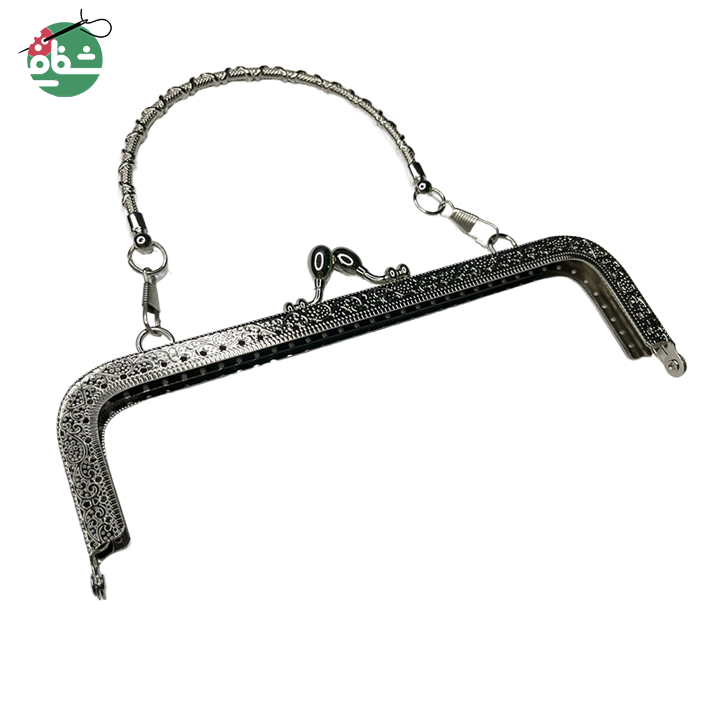 دهانه دوختنی ۲۰ سانت دسته دار سیلور - خرازی شفافی