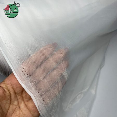تور ترنسپرنت سفید - خرازی شفافی