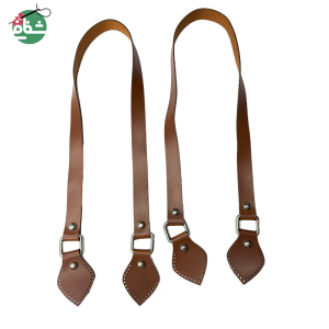 دسته کیف چرمی قهوه ای روشن - خرازی شفافی