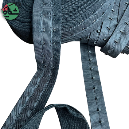 قزن دو ردیفه پشت مخمل مشکی - خرازی شفافی