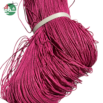نخ رافیا طوسی سرخابی - خرازی شفافی