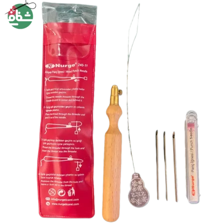 سوزن پانچ نورگه(ترک) مدل ظریف 3 سوزنه