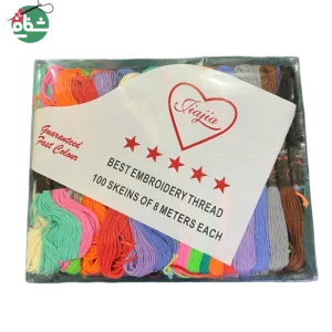 نخ کوبلن 100تایی رنگی بسته ای
