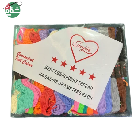 نخ کوبلن 100تایی رنگی بسته ای