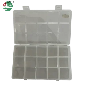 باکس ۱۵ خانه شفاف