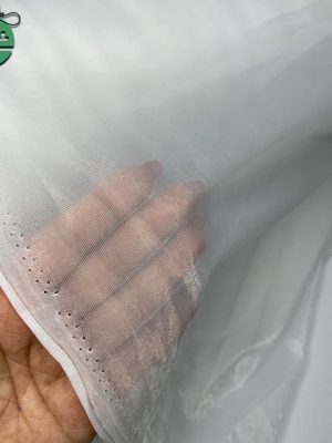 تور ترنسپرنت سفید - خرازی شفافی